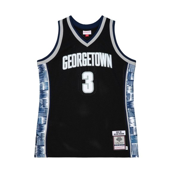Mitchell & Ness Allen Iverson NCAA Georgetown Hoyas 1995-96 Authentic Jersey - Picture 8 of 8